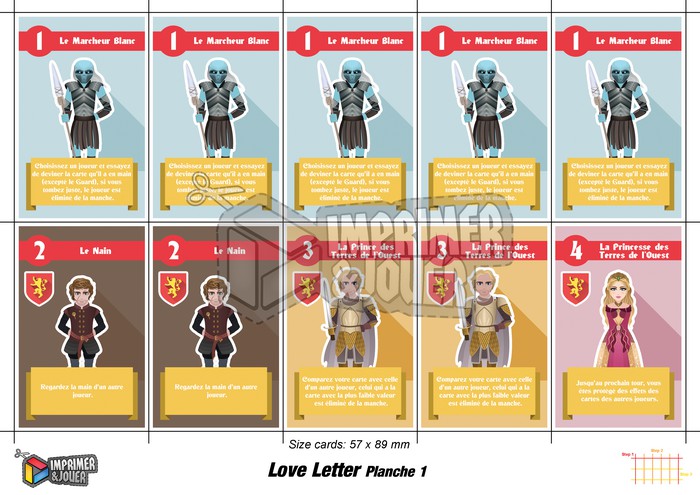 Love Letter Cartes A Imprimer